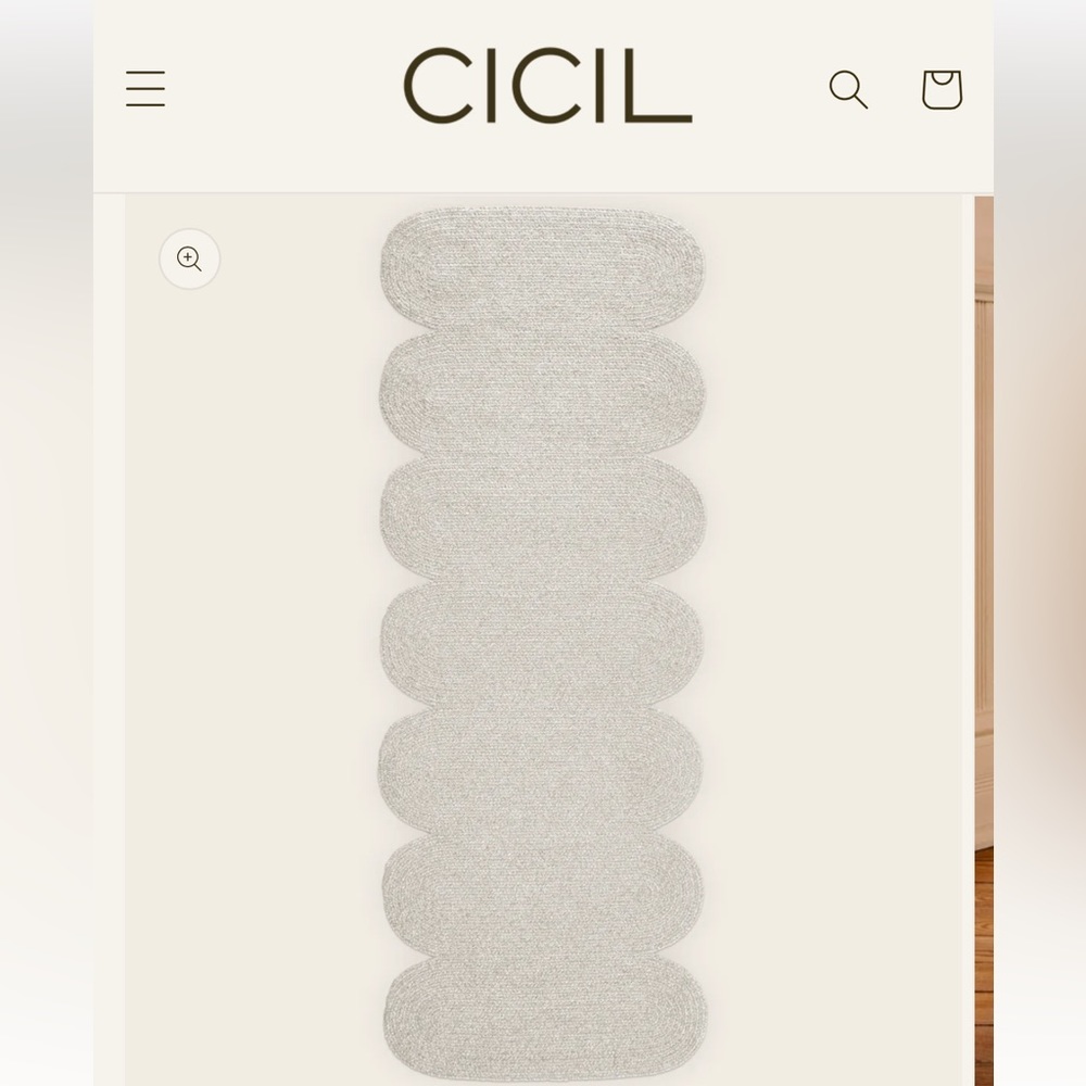 Brand  NEW Curvy Runner by Cicil Home